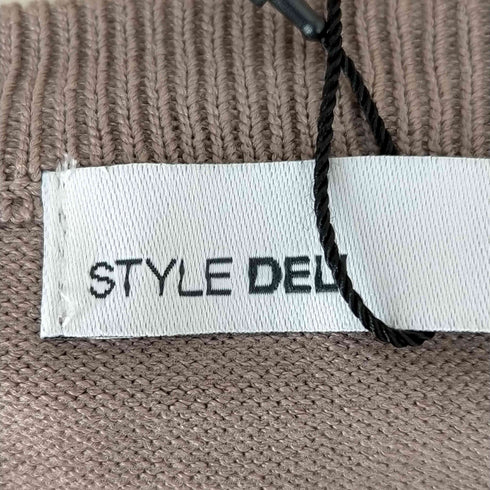 スタイルデリ STYLE DELI Vネックニットロングワンピース レディース 01