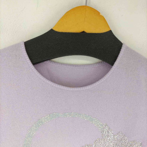 ルシアンペラフィネ Lucien Pellat-Finet スカルフラワービジューカシミヤニット セーター レディース import:S