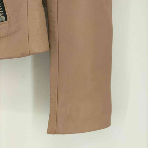 オールセインツ ALLSAINTS ダブルライダースジャケット ジップアップ 総裏地 ショート丈 レディース UK4