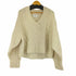 ソルトプラスジャパン SALT+JAPAN 22AW teamiケーブルニットVネックトップス セーター 長袖 プルオーバー ウール レディース JPN:38