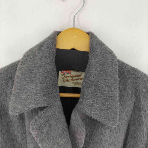 トラディショナルウェザーウェア Traditional Weatherwear シャギーコート ベルト レディース 34