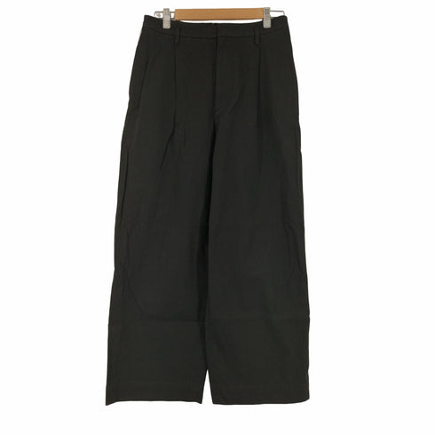 マーガレットハウエル MARGARET HOWELL 20SS WASHED COTTON TWILL ワイドパンツ タック ジッパーフライ レディース 3