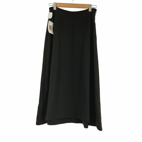 NOIRE DE MUSE DOUBLE CLOTH フレアスカート ロング アシンメトリー レディース JPN:34