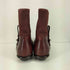 ジルサンダー JIL SANDER NAVY ブーツ ショート ローヒール レザー スエード レディース JPN:23