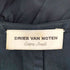 ドリスヴァンノッテン DRIES VAN NOTEN ドッキングシャツワンピース 膝丈 長袖 九分袖 ギャザー フレア キーネック レディース import:XS