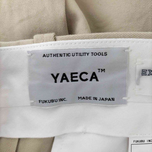 ヤエカ YAECA ストレートパンツ チノパン タック メンズ 30