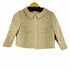 FOXEY BOUTIQUE BOXY CROPPED ツイード ジャケット ラウンドカラー 七分袖 ショート丈 パールボタン レディース JPN:38