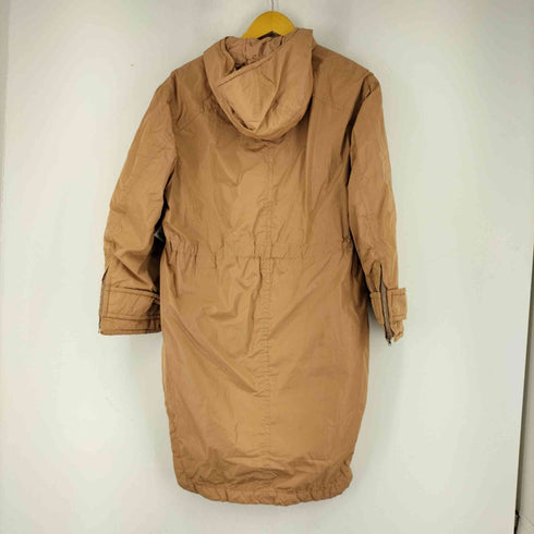 カルヴェン CARVEN フードジップロングコート 裏地キルティング レディース JPN:34