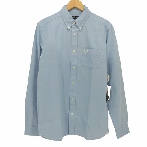 フレッドペリー FRED PERRY Oxford Shirt 鹿の子 刺繍 L/S ボタンダウン シャツ メンズ import:S