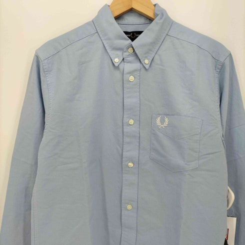 フレッドペリー FRED PERRY Oxford Shirt 鹿の子 刺繍 L/S ボタンダウン シャツ メンズ import:S