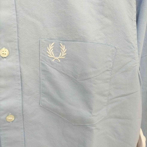 フレッドペリー FRED PERRY Oxford Shirt 鹿の子 刺繍 L/S ボタンダウン シャツ メンズ import:S