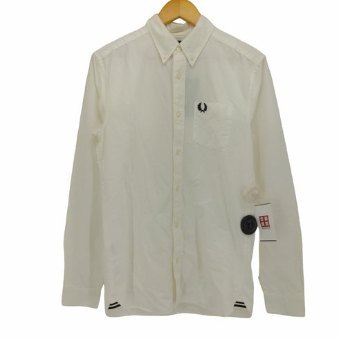 フレッドペリー FRED PERRY Oxford Shirt 鹿の子 刺繍 L/S ボタンダウン シャツ メンズ import:S