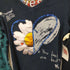 デシグアル Desigual TSALBA(MARINO)素材切替長袖カットソー レディース XS