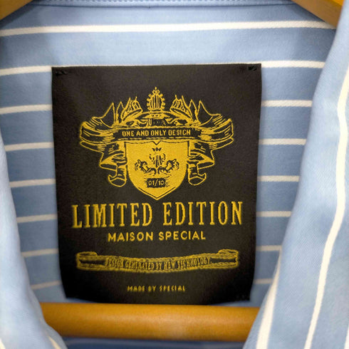 メゾンスペシャル MAISON SPECIAL 24SS LIMITED EDITION Prime-Over Shirt メンズ JPN:2
