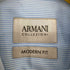 アルマーニコレツィオーニ ARMANI COLLEZIONI MODERN FIT ワイシャツ 長袖 ストライプ メンズ FR:40