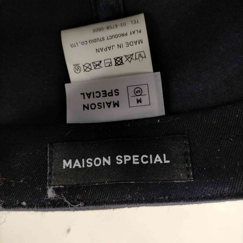 メゾンスペシャル MAISON SPECIAL 23SS マルチファブリック6パネルキャップ メンズ FREE