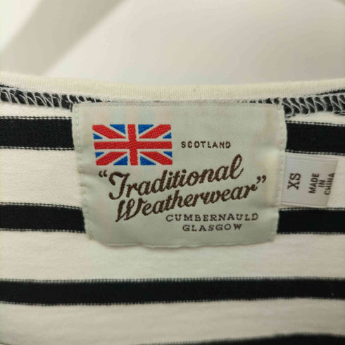 トラディショナルウェザーウェア Traditional Weatherwear バスクシャツ ボーダーカットソー 厚手 レディース import:XS