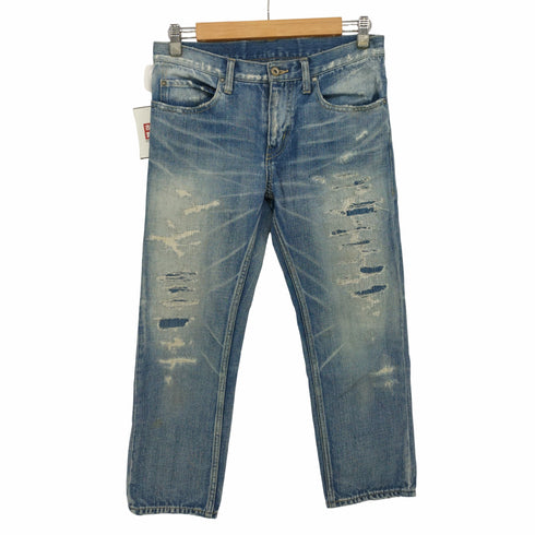 ルシェルブルー LE CIEL BLEU ダメージ加工 デニム パンツ レディース 25