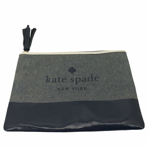 ケイトスペード Kate spade ロゴプリント レザータッセルキャンバスクラッチバッグ レディース ONE SIZE