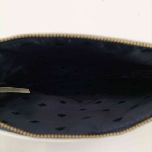 ケイトスペード Kate spade ロゴプリント レザータッセルキャンバスクラッチバッグ レディース ONE SIZE