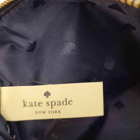 ケイトスペード Kate spade ロゴプリント レザータッセルキャンバスクラッチバッグ レディース ONE SIZE