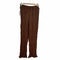 ザラ ZARA Brown Paisley Pattern Wide Leg Trousers レディース JPN:XS