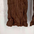 ザラ ZARA Brown Paisley Pattern Wide Leg Trousers レディース JPN:XS