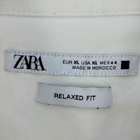 ザラ ZARA Lisas Camisas Hombre コットンポプリンポケットシャツ メンズ import:XL