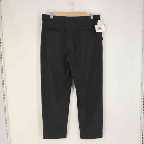 ザラ ZARA アシンメトリーベルトループ ワイドストレートスラックス メンズ 44