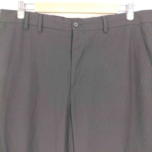 ザラ ZARA アシンメトリーベルトループ ワイドストレートスラックス メンズ 44