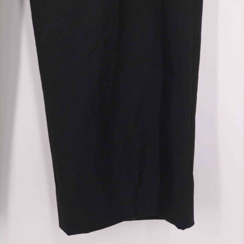 ザラ ZARA アシンメトリーベルトループ ワイドストレートスラックス メンズ 44