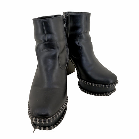 マウジー moussy WOOD SOLE ショートブーティ レディース JPN:M