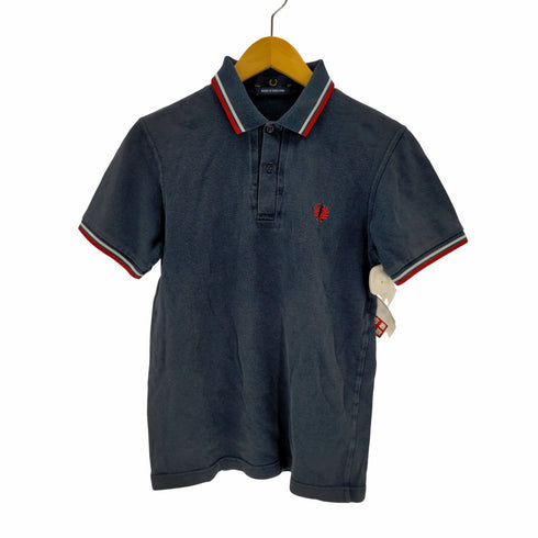 フレッドペリー FRED PERRY イングランド製 ロゴ刺繍 ポロシャツ レディース JPN:36