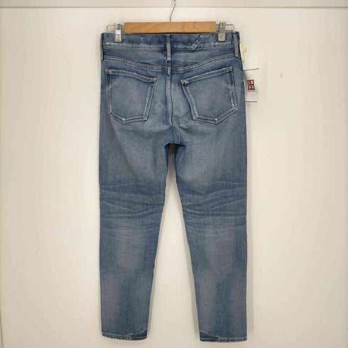 アッパーハイツ upper hights THE STELLA ストレッチスリムテーパードデニムパンツ ダメージ加工 レディース 24