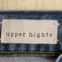 アッパーハイツ upper hights THE STELLA ストレッチスリムテーパードデニムパンツ ダメージ加工 レディース 24