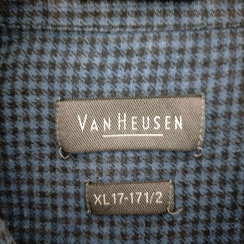 ヴァンヒューゼン VANHEUSEN 90s ボタンダウンチェックネルシャツ メンズ import:XL