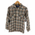 ペンドルトン PENDLETON 70s USA製 オープンカラー ウールチェックシャツ メンズ JPN:S