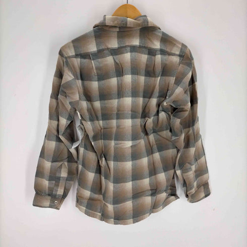 ペンドルトン PENDLETON 70s USA製 オープンカラー ウールチェックシャツ メンズ JPN:S
