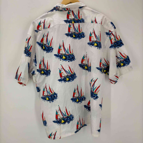 クリスチャンディオール Christian Dior OLD 船柄 開襟半袖シャツ メンズ import:XL