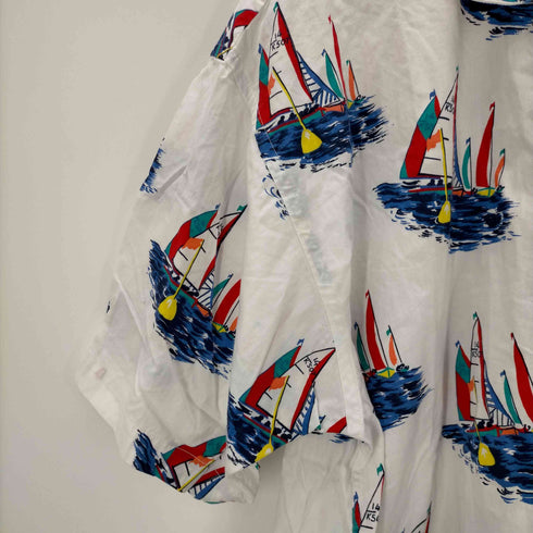 クリスチャンディオール Christian Dior OLD 船柄 開襟半袖シャツ メンズ import:XL