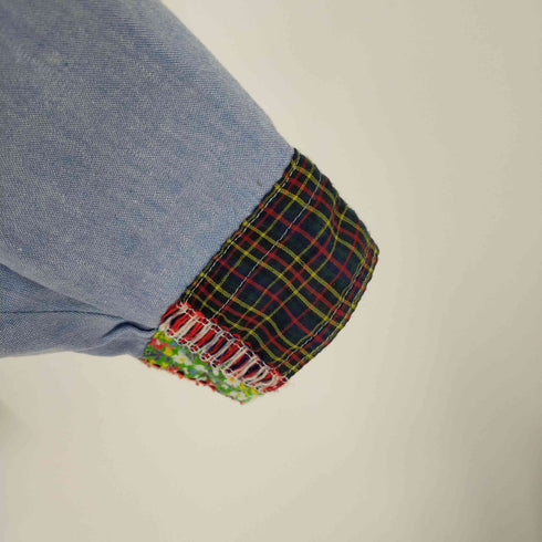 90S パッチワークシャツ メンズ