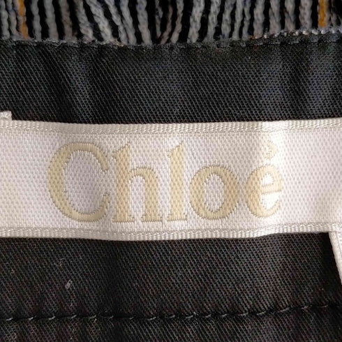 クロエ Chloe MINIMAL GREY グレンチェックパンツ レディース EUR:38