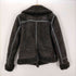 ザラ ZARA フェイクムートン ボア ダブルライダース ジャケット メンズ import:S
