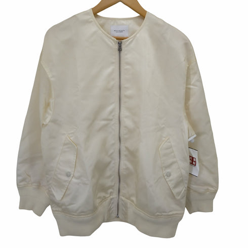 ビューティーアンドユースユナイテッドアローズ BEAUTY & YOUTH UNITED ARROWS BY ノーカラーMA-1ジャケット ジップアップ レディース JPN:M