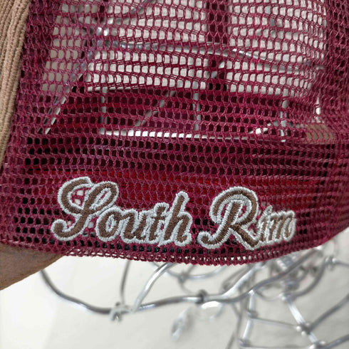 ベーシックエンティ BASIQUENTI Youth Rim コーデュロイ レザー切替 メッシュキャップ メンズ