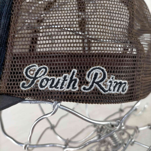 ベーシックエンティ BASIQUENTI Youth Rim コーデュロイ レザー切替 メッシュキャップ メンズ