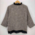 ザラ ZARA ツイード フリル付ブラウス レディース import:L