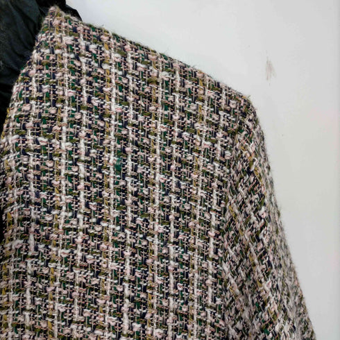 ザラ ZARA ツイード フリル付ブラウス レディース import:L
