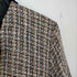 ザラ ZARA ツイード フリル付ブラウス レディース import:L