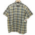 アベイシングエイプ A BATHING APE 00s 初期タグ Y2K 3点留め ボタンダウンチェックショートスリーブシャツ メンズ JPN:S